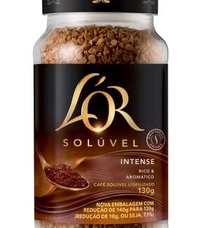 L'OR Café Solúvel Intense Pote De Vidro 130G