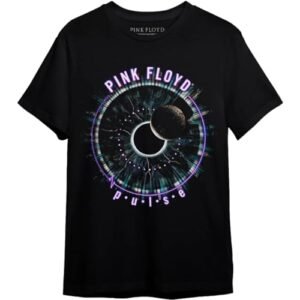 Camiseta Pink Floyd Pulse Preto Consulado OF0179 Tamanho:GG;Cor:Preto (Camisetas)