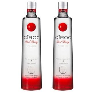 KIT 02 CIROC RED BERRY VODKA FRANCESA 750ML