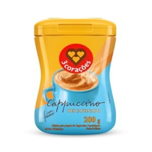 3 Corações Cappuccino Descafeinado, 200g
