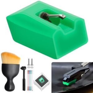 Coldairsoap Caneta de substituição de agulha Diamond Record Player para ATN95E, compatível com toca-discos Audio-Technica AT-LP120-USB AT93 AT95 (não para Lp120x-Usb) (Equipamentos)