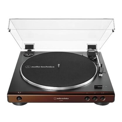 Toca-discos Audio-technica Automático At-lp60x-bw Marrom (Equipamentos)