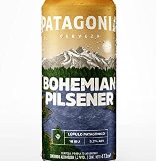 Patagonia Bohemian Pilsener - Cerveja, Lata 473ml