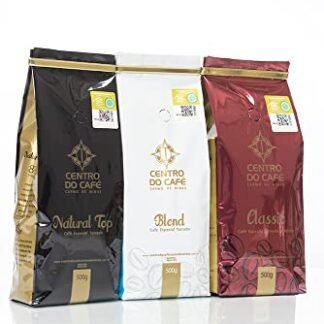 Kit Cafés Especiais 500gr/Unidade | Classic + Blend + Natural Top | Centro do Café Carmo de Minas (Grão)