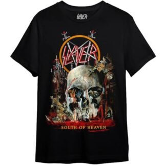 Camiseta Slayer South Of Heaven Preto Consulado OF0129 Tamanho:G;Cor:Preto (Camisetas)