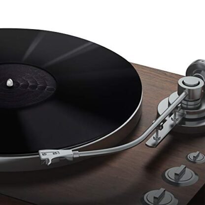 Tapete para toca-discos preto da Pro Spin – Tapete de acrílico para tocadores de discos LP de vinil – Suporte de som acústico audiófilo de alta fidelidade para DJs – Ajuda a reduzir o ruído devido à estática e à poeira (Equipamentos)