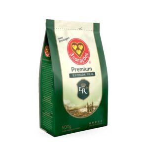 Kit 05un 3 Corações Café Torrado e Moído Premium Estrada Real - 500g