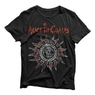 FATUM, Camiseta Alice In Chains Camiseta Banda Alice In Chains Rock Tamanho:G;Cor:Preto (Camisetas)