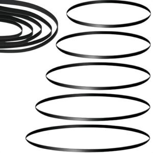 5 peças de correia giratória de diferentes especificações compatíveis com Technics SL-200, ATLP120, (5 peças de correia giratória diferentes) (Equipamentos)