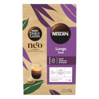 Café dolce gust NEO Lungo Dark café em capsula 10 unidades