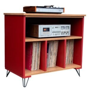 Rack Para Vinil LPs e Toca Discos FV-1000 MDF 18mm - Enviamos Montado (Equipamentos)