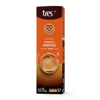 Cápsula de Café Espresso Ameno 3 Corações 10 unidades