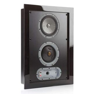 Monitor Audio SoundFrame 1 - Caixa acústica On-Wall 3 vias 100w 8 ohms (UN) Preto (Equipamentos)
