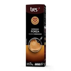 Cápsula de Café Espresso Forza 3 Corações 10 unidades