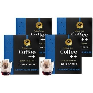 Coffee Mais │Café Super Especial em Drip │ Ricardo Tavares - Chapada de Minas │100% Arábica │Torra Média │Pack 4 caixas de 10 unidades