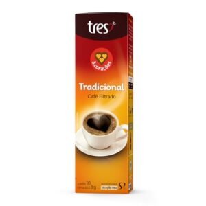 3 Corações Cápsula Café Filtrado TRES - 10 unidades