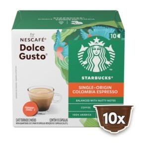 Starbucks Espresso Single-Origin Colombia By Nescafé Dolce Gusto, 1 caixa com 10 cápsulas