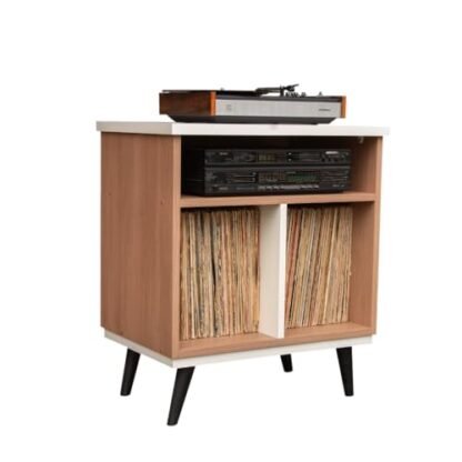 Móvel para armazenamento de discos de vinil com prateleiras Tipos-01 (Equipamentos)