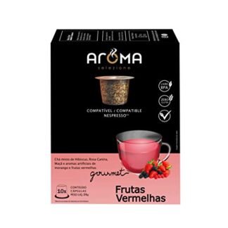 Aroma Selezione Cápsulas De Chá Frutas Vermelhas Compatível Com Nespresso Contém 10 Cápsulas