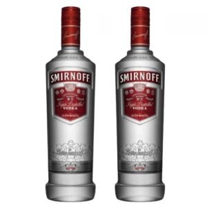 KIT 02 SMIRNOFF NO 21 RED VODKA RUSSA 998ML