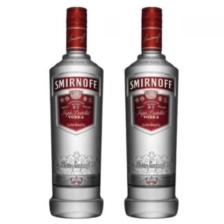 KIT 02 SMIRNOFF NO 21 RED VODKA RUSSA 998ML