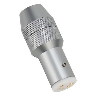 Plugue Fêmea de Plataforma Giratória DIN de 5 Pinos, Conector de Sinal de Braço Seguro Estável Em Latão Banhado a Ouro para LP, Toca-Discos, Discos de Vinil, etc. (Equipamentos)