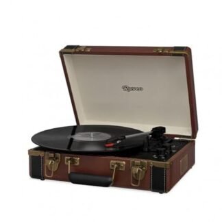 Raveo Vitrola Sonetto Volare com Conexão Bluetooth, USB Reproduz e Grava, Rádio FM, Saída Auxiliar e Bivolt (Equipamentos)