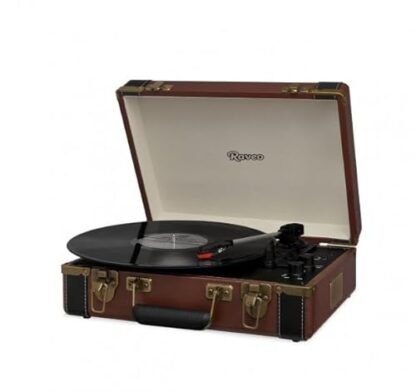 Raveo Vitrola Sonetto Volare com Conexão Bluetooth, USB Reproduz e Grava, Rádio FM, Saída Auxiliar e Bivolt (Equipamentos)