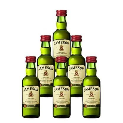 Miniatura Whisky Jameson Irlandês 50ml 6 Unidades