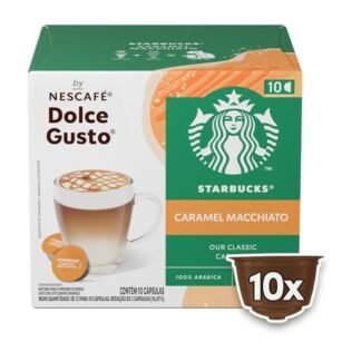 Starbucks Caramel Macchiato By Nescafé Dolce Gusto, 1 caixa com 10 cápsulas