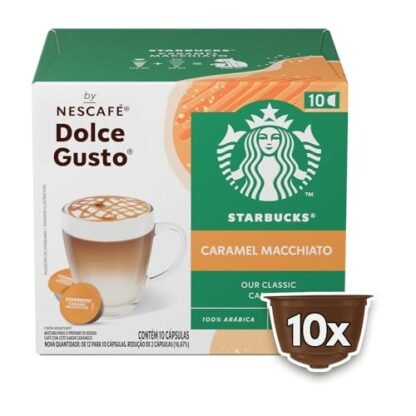 Starbucks Caramel Macchiato By Nescafé Dolce Gusto, 1 caixa com 10 cápsulas