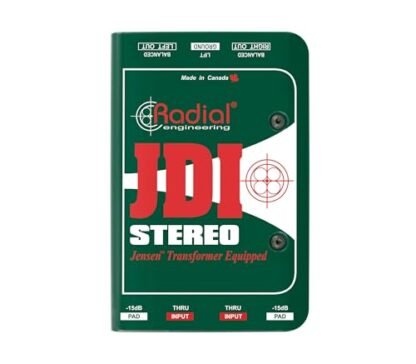 Radial JDI Stereo Premium Passive DI - DI Box (Equipamentos)