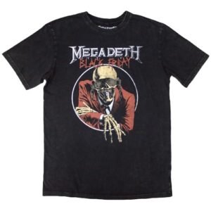 Camiseta Megadeth Blood Bath Stone Edição Limitada 999 Only Wash Carvão, Carvão Ativado, XG