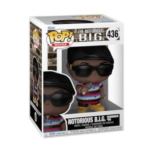 Funko Pop Rocks: Notorious Big B.I.G. Summer '95 - Biggie - Collectable Vinyl Figure - Gift Idea - Official Merchandise - Toys for Kids & Adults - Music Fans - Model Figure for Collectors