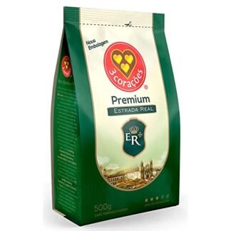 3 Corações Café Torrado E Moído Arábica E Robusta Estrada Real Premium Pacote 500G