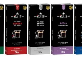 Cápsulas Compativeis Nespresso Café moido e torrado Cafe Italle 50 Und