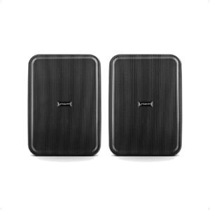 Par Caixas de Som Acústica Frahm Passiva 120W RMS 4ohms Falante de 5 Pol. HS Outdoor Preta - 31999 (Equipamentos)