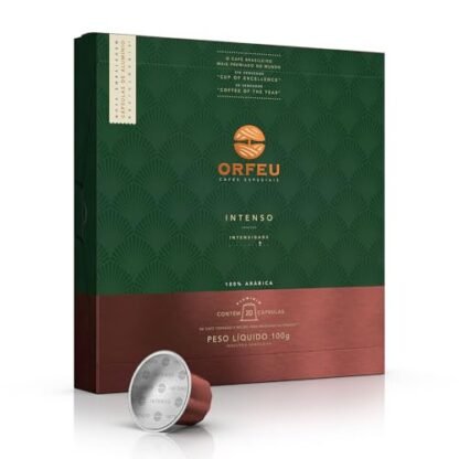 ORFEU Cápsulas De Café Orfeu Intenso Compatível Com Nespresso Contém 20 Unidades