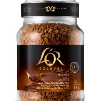 L'OR Café Intense Solúvel Pote De Vidro 84G