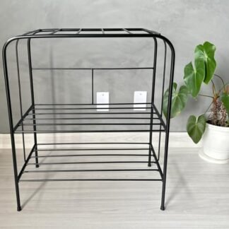 Estante Discos Lps Vinil Vitrola Preto (Equipamentos)