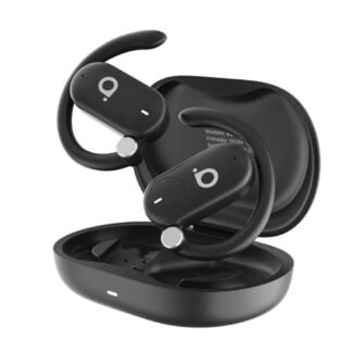 Fone de Ouvido Sem Fio Esportivo BLuetooth 5.4, Fone de Ouvido Estéreo Hi-Fi, Chamadas de Voz, Cancelamento de Ruído ENC, IPX5, 100 Horas em Standby para Corrida e Exercícios ao Ar Livre(Preto) (Equipamentos)