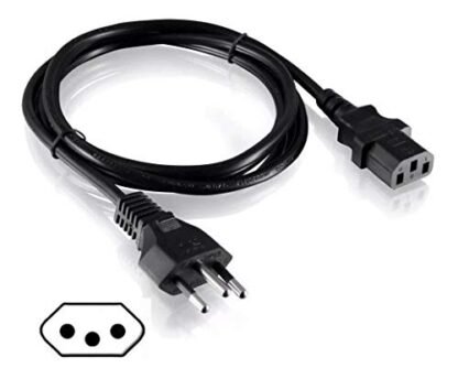 Cabo força de energia para fonte de PC/Monitor 1,40 metros