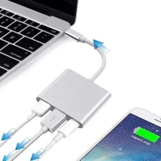 Adaptador USB-C para HDMI 4K, USB 3.0 e Carga PD - Compatibilidade com MacBook, Thunderbolt 3 e DEX Android - Eleva Sua Experiência Multimídia e Oferece Carga Rápida