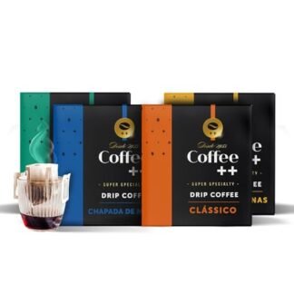 Café Especial Em Sachê Coffee Mais DRIP Coffee 100% Arábica - Torra Média - 4 x Caixa com 10 Unidades