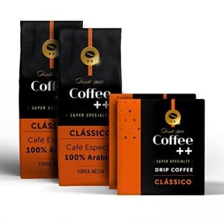 Coffee Mais │Café Super Especial │ Kit 20 sachês Drip Coffee + 2 Moídos | Clássico│100% Arábica │ Torra Média