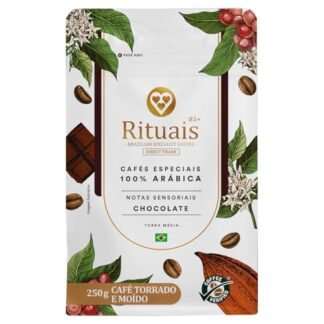 3 Corações Café Torrado e Moído Rituais 85+, Aroma Chocolate, 250g