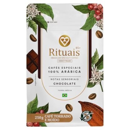 3 Corações Café Torrado e Moído Rituais 85+, Aroma Chocolate, 250g