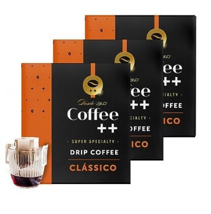 Coffee Mais │Café Super Especial em Drip │ Clássico │100% Arábica │Torra Média │Pack 3 caixas de 10 unidades