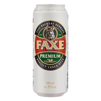 Cerveja Faxe, Premium, Lata, 500ml 1un
