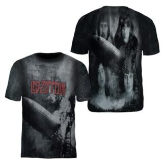Camiseta Led Zeppelin Stamp Rockwear | Moda, Bandas, Estilo Alternativo, Rock, Oficial. (BR, Alfa, P, Regular, CD)